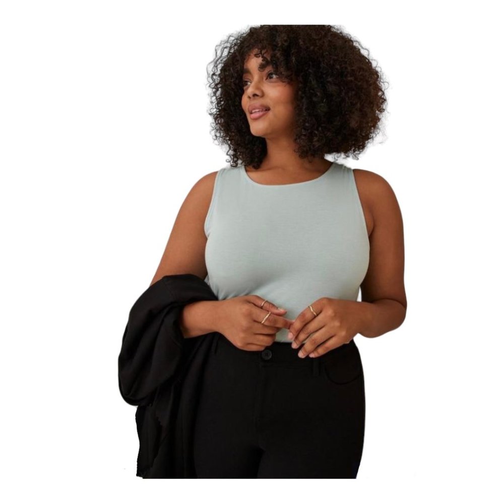 Jersey High Neck Tank